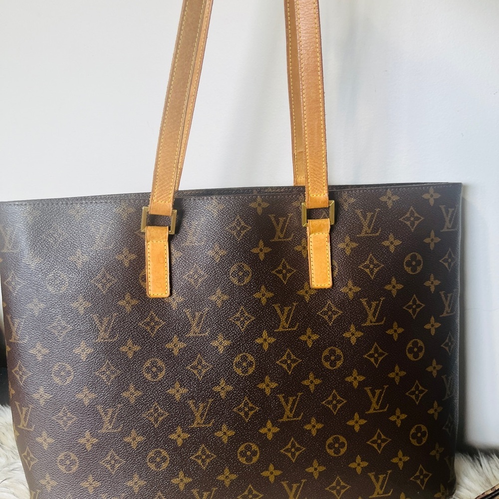 Louis Vuitton Brown and Tan Shopping Tote - Picture 3 of 16
